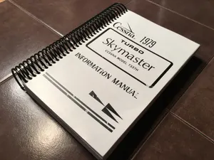 1979 Cessna T337H Turbo Skymaster Pilot's Information Manual
